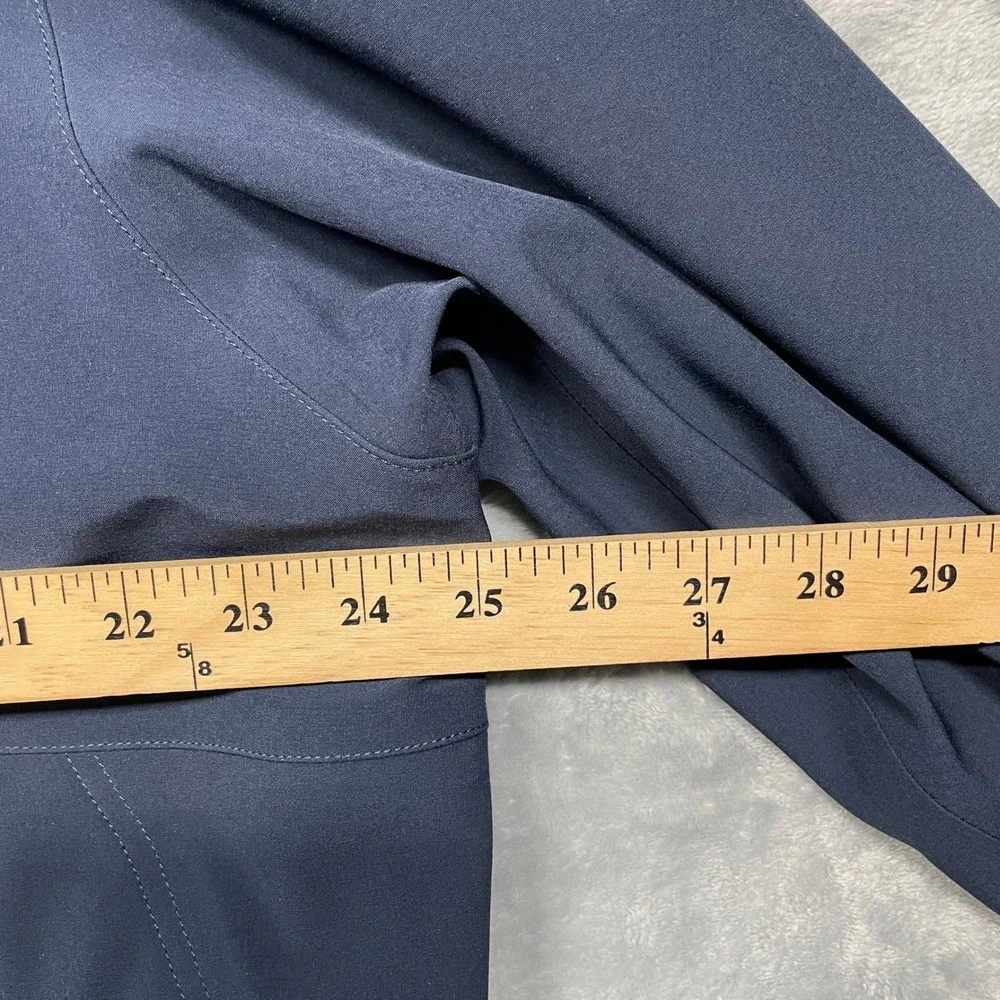 The North Face Apex Flex Jacket Mens‎ XL Navy Blue Hooded Softshell Full Zip